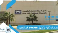 تخصصات كلية بوكسهل boxhill في الكويت 2023